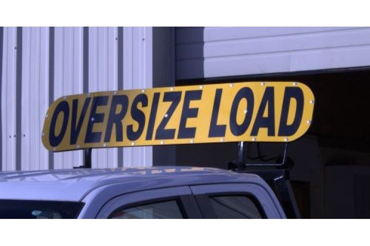 Medium Retro Fit Flip Up Sign for Head Ache Rack