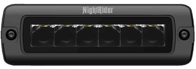 NR 6″ Jet Black Inset Flush Mount Light Bar – 30W Spot