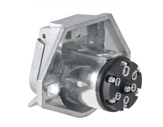 7-Way Round Wiring Harness Vehicle-side Socket