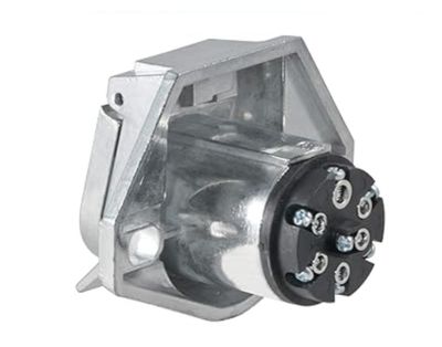 7-Way Round Wiring Harness Vehicle-side Socket