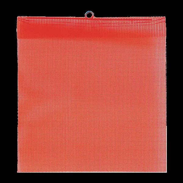 Flo-Orange Mesh Wire Loop Flag