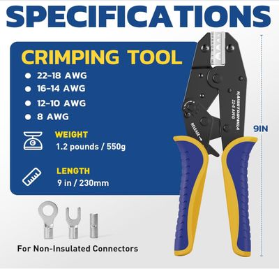 Haisstronica Crimping Tool Non-Insulated