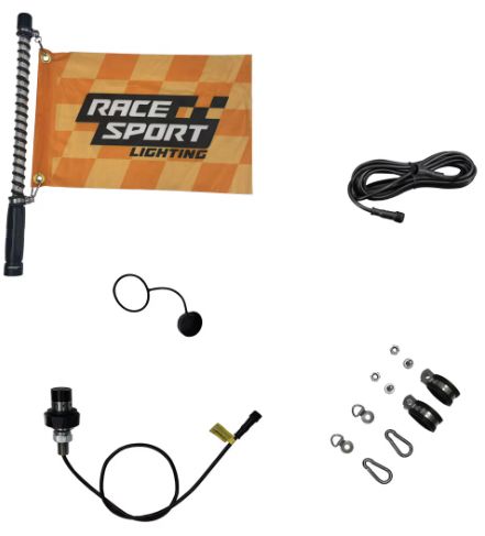 RS 2Ft Color Trail Offroad RGB LED Whip