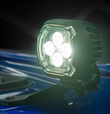 4in Pod Light (PAIR) with High/Low beam, Amber/white halo combo beam
