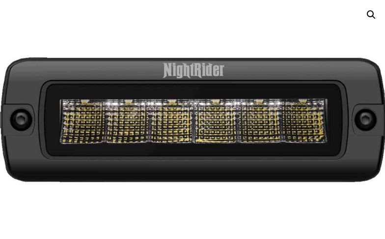 NR 6” compact inset flush mount light bar