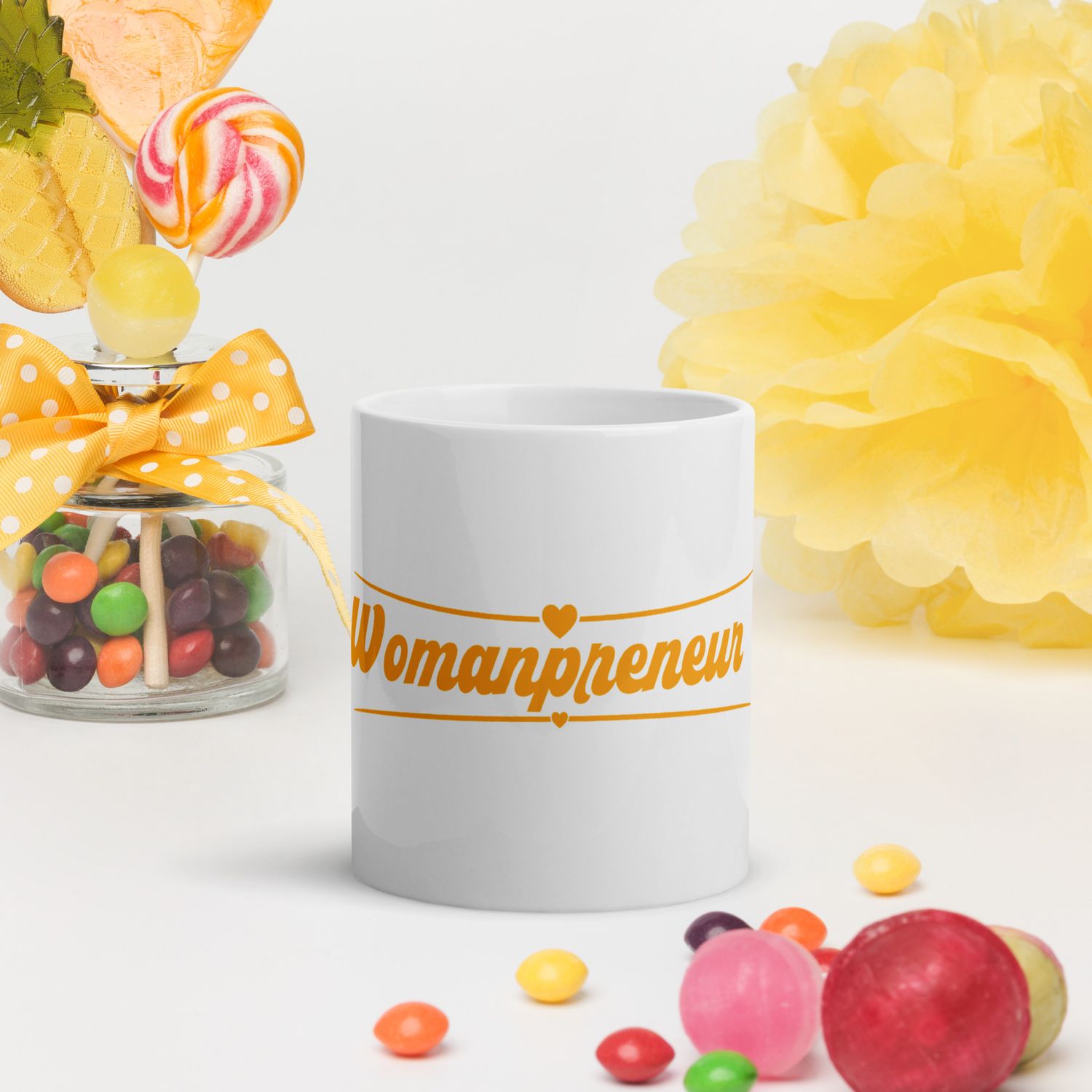 Womanpreneur White glossy mug 2