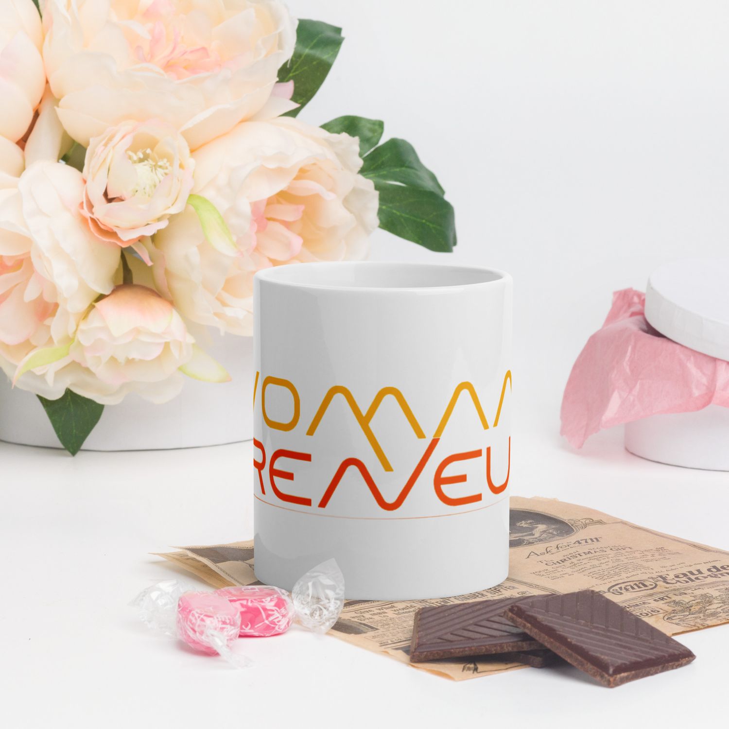 Womanpreneur White glossy mug 5