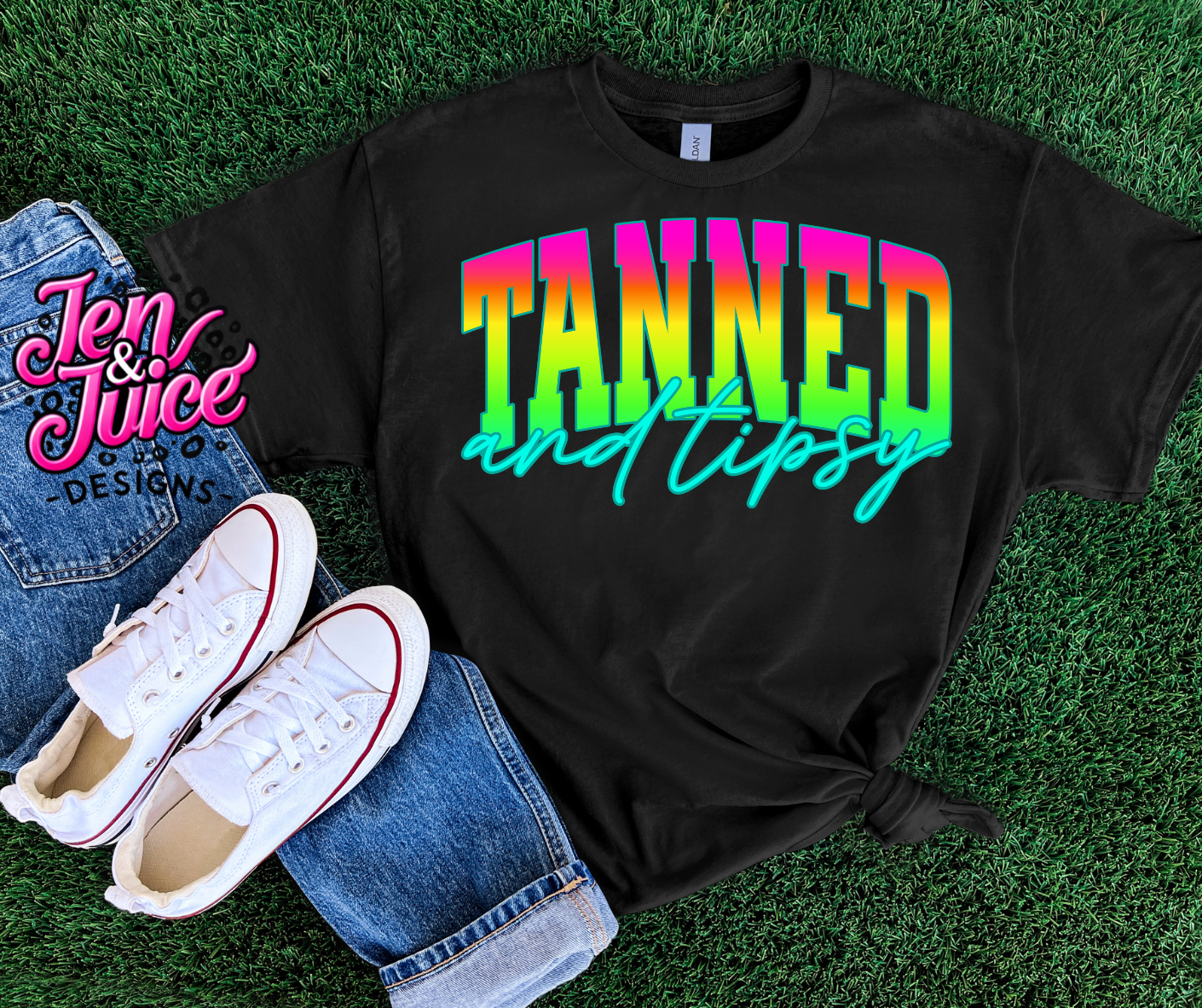 TANNED AND TIPSY
