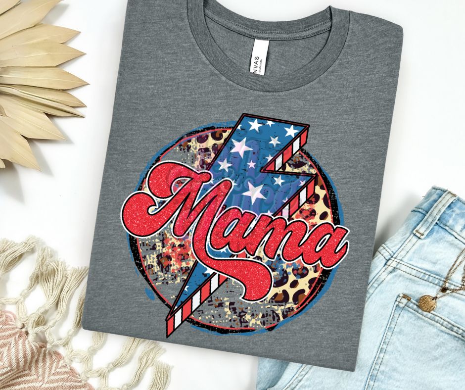 MAMA - RED WHITE AND CHEETAH