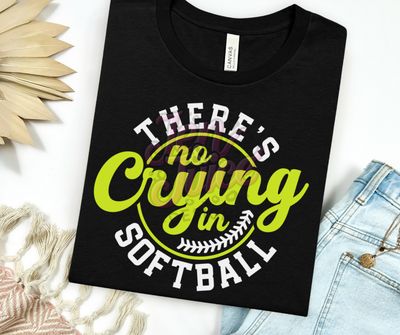 THERES NO CRYING IN SOFTBALL