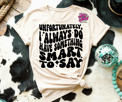 SOMETHING SMART TO SAY