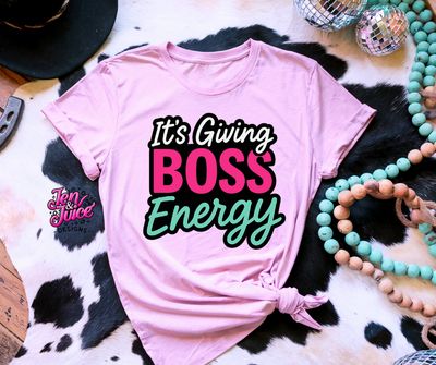 IT&#39;S GIVING BOSS ENERGY