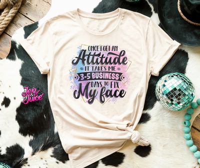 3-5 BUSINESS DAYS TO FIX MY FACE