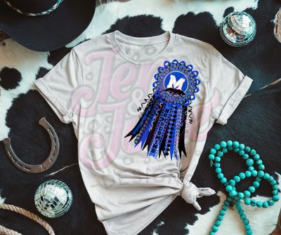 MIDLOTHIAN BLUE WHITE BLACK MUM