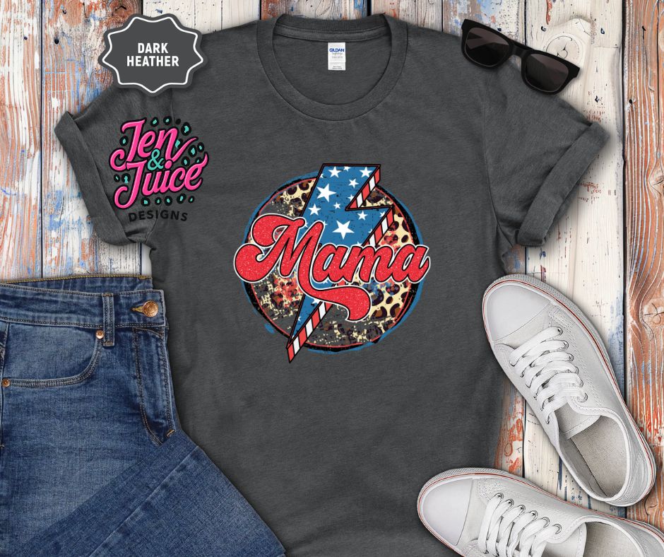MAMA - RED WHITE AND CHEETAH