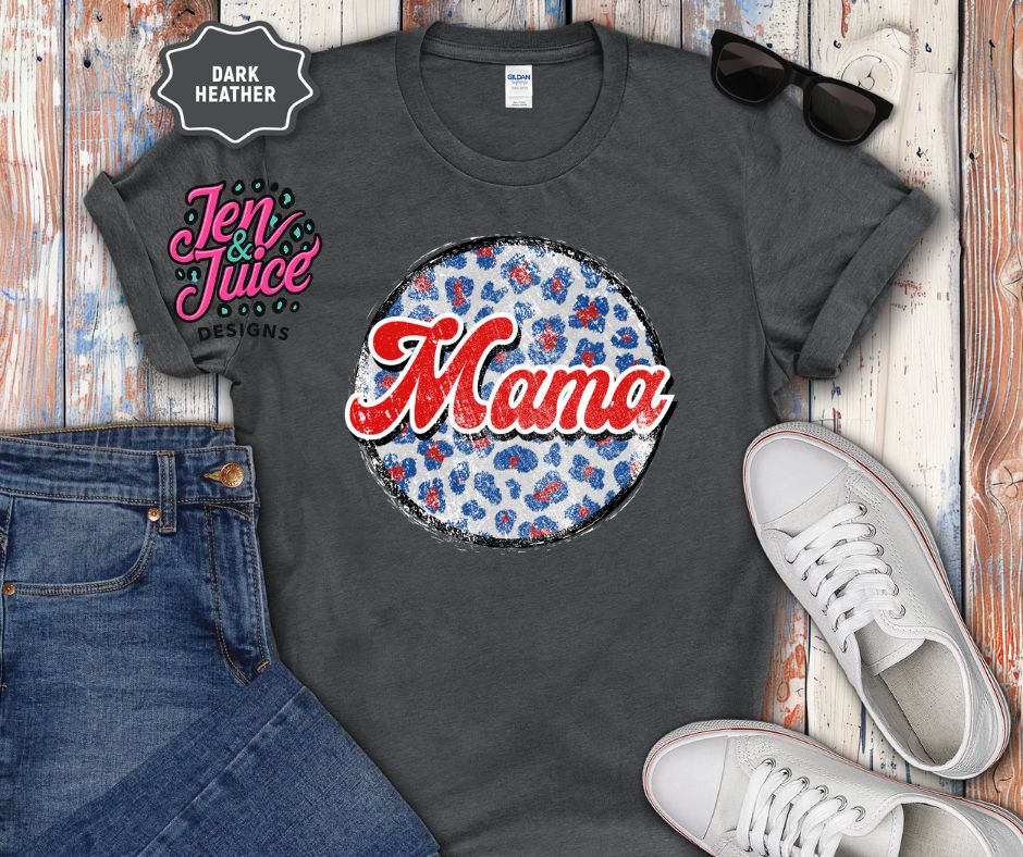 MAMA RED CHEETAH CIRCLE