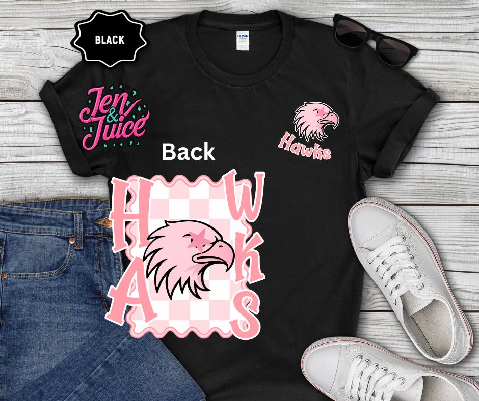 Pink Out Checkered Hawks