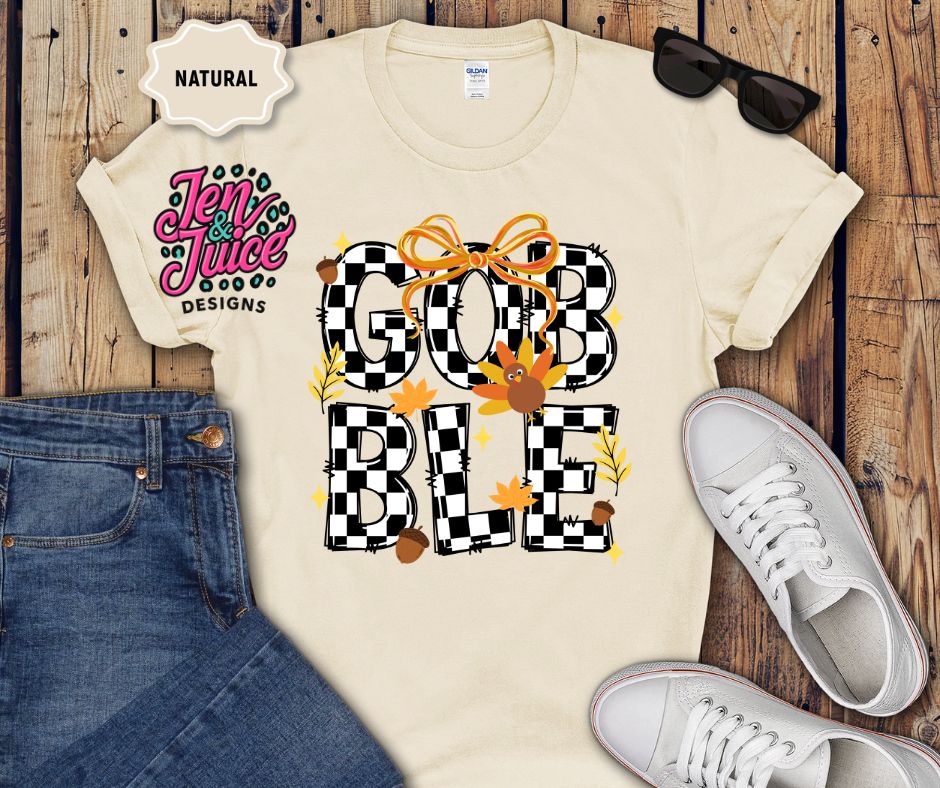 Gobble Gobble Checkered