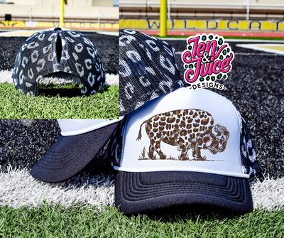 Cheetah Print Buffalo Hat