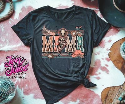 Longhorn, Cheetah Lightening Bolt Mama