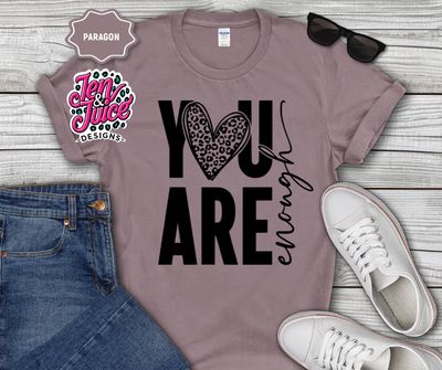 You Are Enough Cheetah Heart