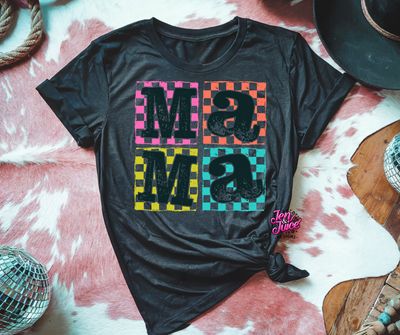 MAMA CHECKERED BLOCK