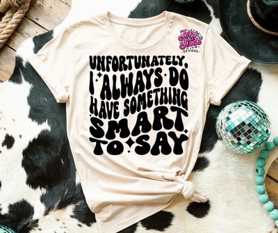 SOMETHING SMART TO SAY