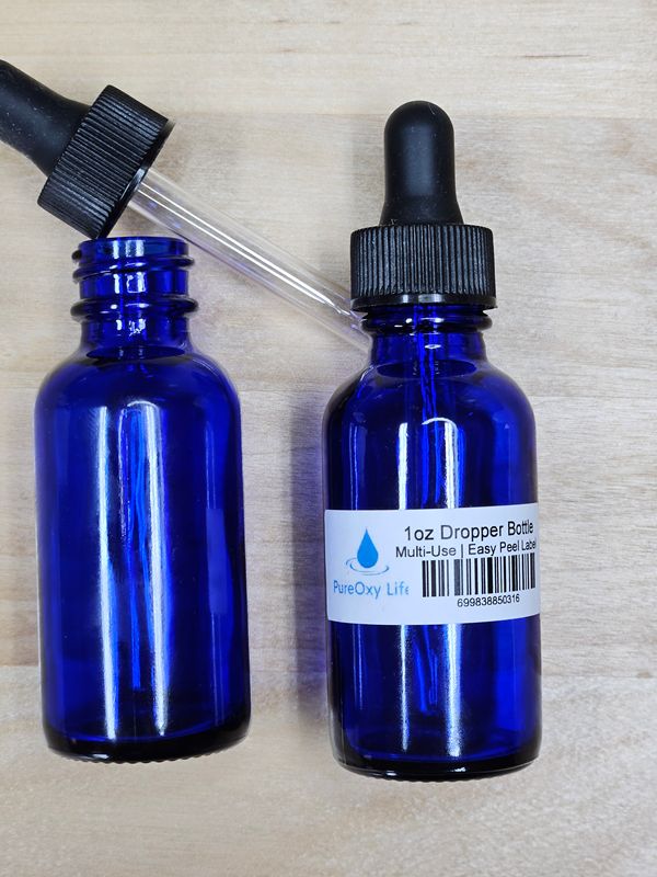 1oz Glass Dropper Bottle