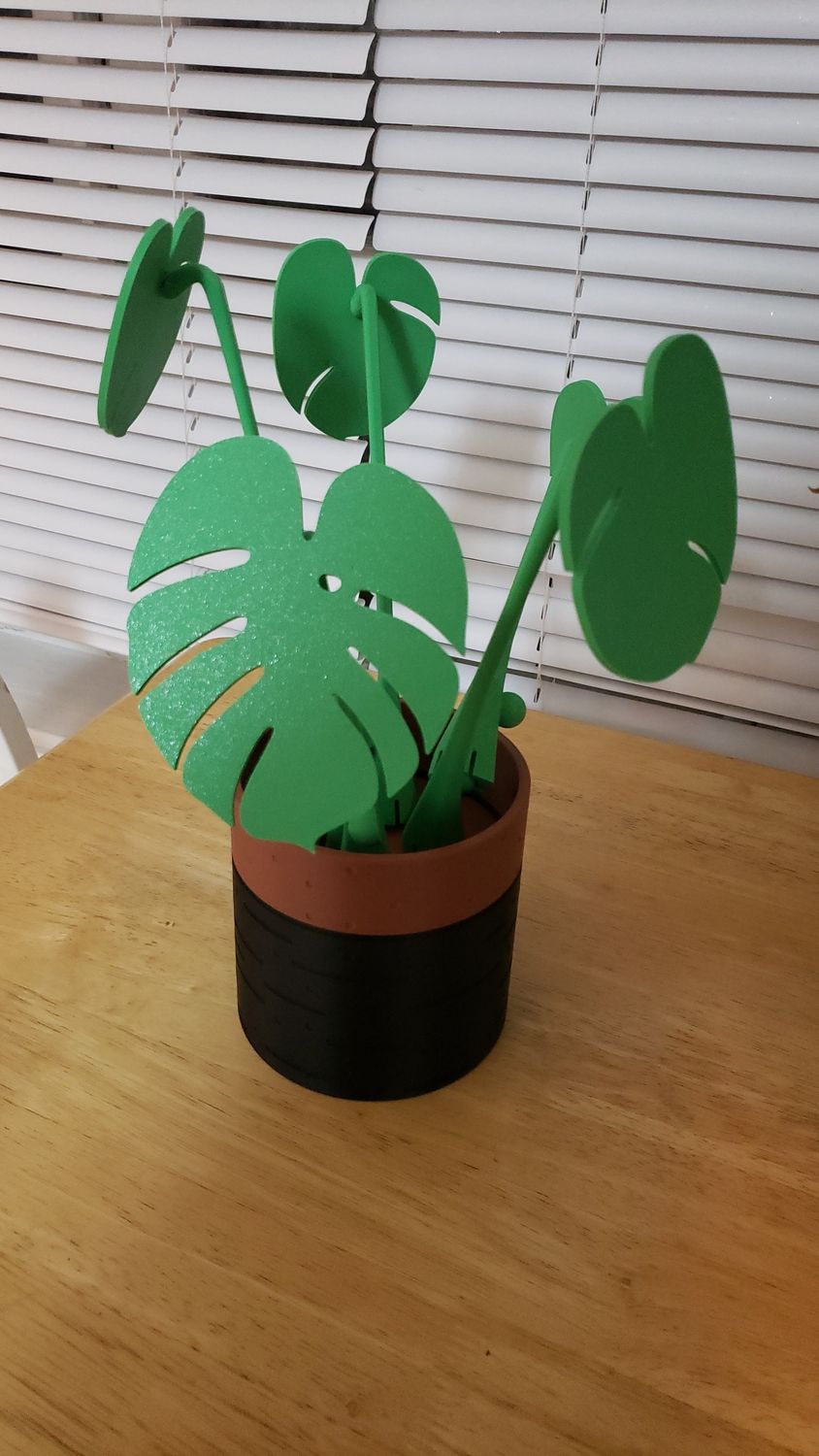 Monstera Coaster - Detachable Leaves w/ Customizable Pot