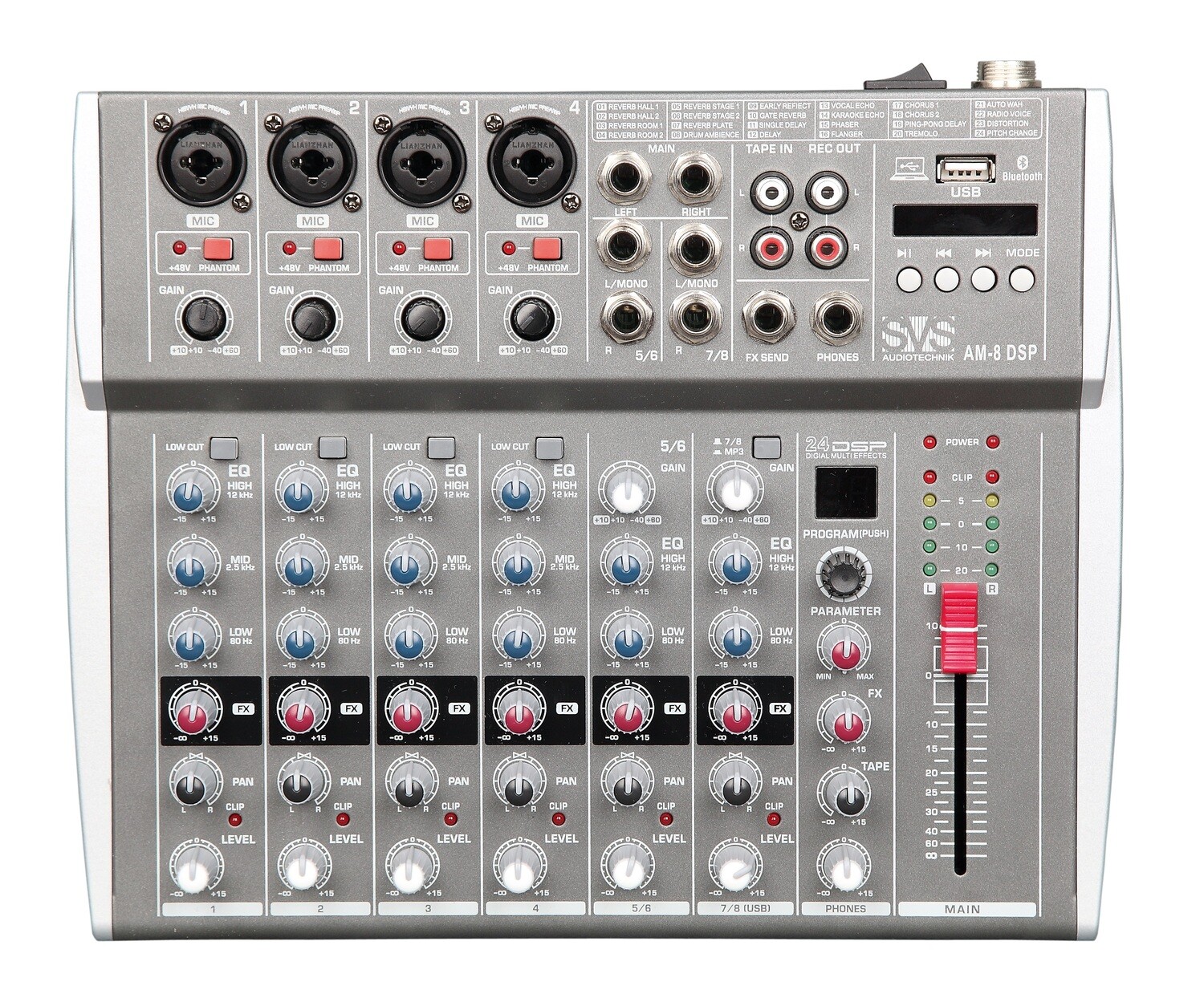 SVS Audiotechnik mixers AM-6 DSP Микшерный пульт аналоговый, 6-канальный