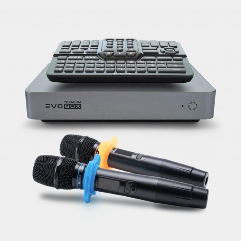 Караоке-комплект EVOBOX Premium с микрофонами
