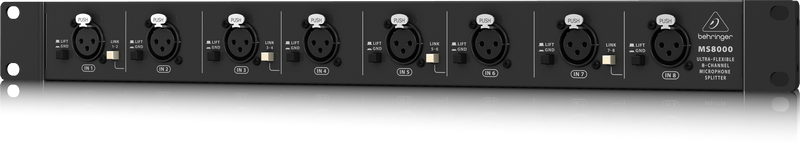 Behringer MS8000 рэковый 8-канальный микрофонный сплиттер
