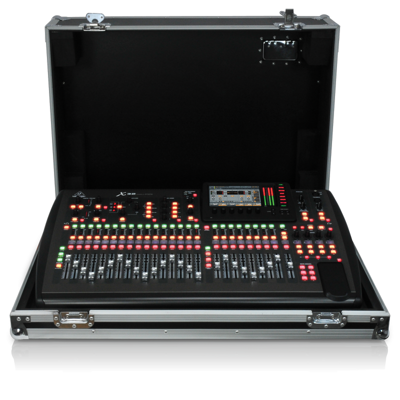 Behringer X32-TP цифровой микшер в кейсе, 32 вх+8 возвратов, 25 фейдеров, 32 аналоговых вх/16 вых, 8FX, 16MIX, 6MATRIX, 6MUTE, 2xAES50, USB-audio