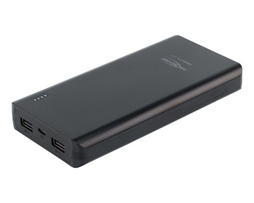 Универсальный внешний аккумулятор ANSMANN 1700-0068 Powerbank 20800мАч в комплекте с шнуром USB-microUSB BL1