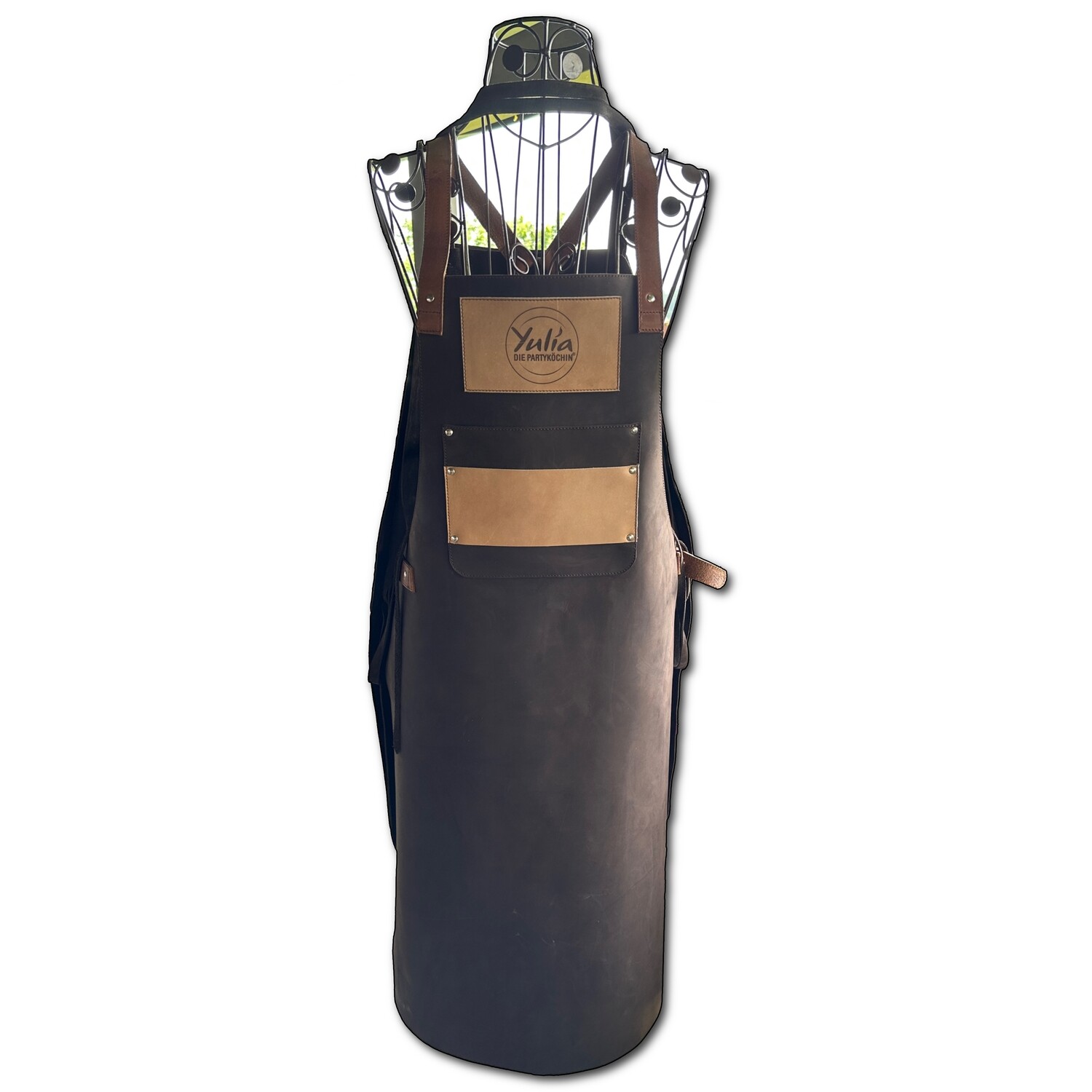 Grillschürze Leder - massgeschneidert