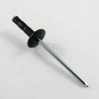1/8" Black Large Head Multi Grip Rivet - 100 Pack