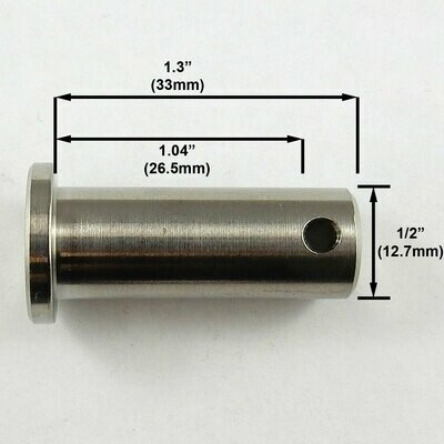 1/2" x 1.3" Jacobs Ladder Clevis Pin - Titanium