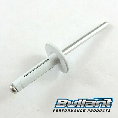 3/16" Large Head White Exploding Rivet - 250 Pack