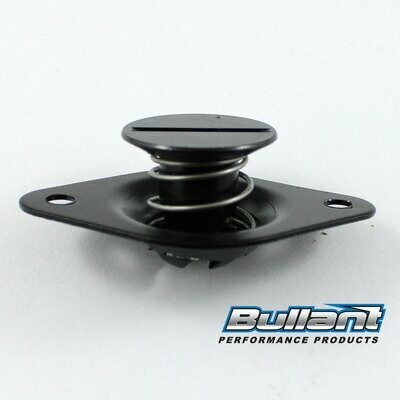7/16" Self-Ejecting Steel Black Quarter Turn Fastener