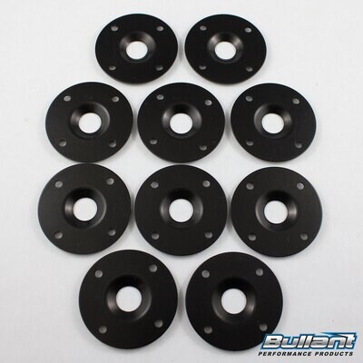 Black Panel Doubler Plates - Round - 10 Pack