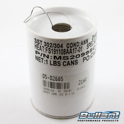 Stainless Steel Safety Lockwire Spool - .81mm (.032
