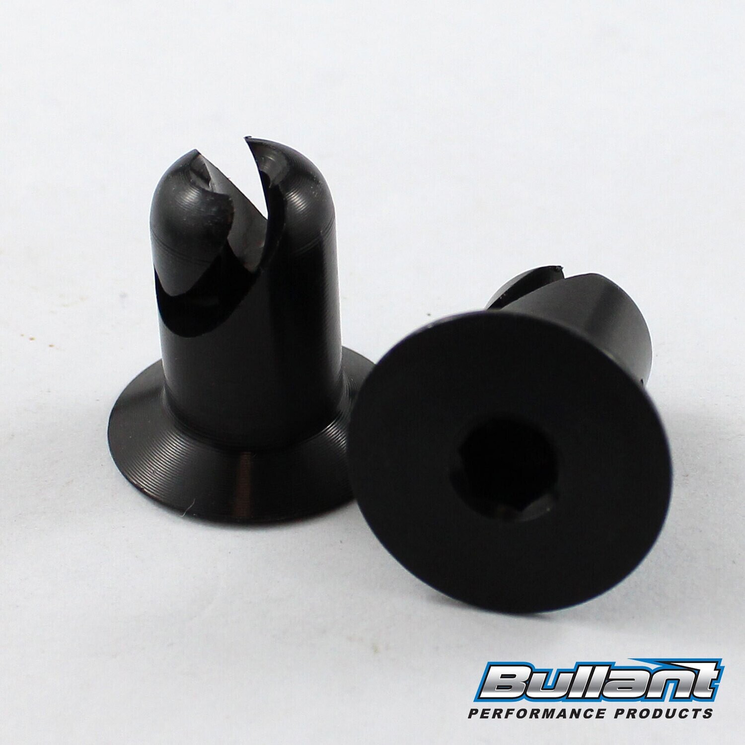 7/16" Black Aluminium Flush Allen Head Quarter Turn Fastener Bullant