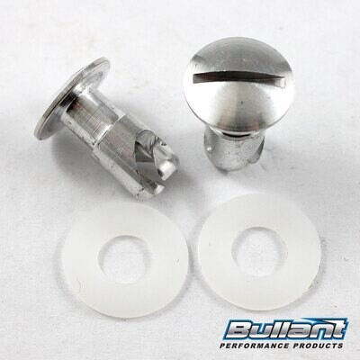 1/4" Aluminium Undercut Oval Head Quarter Turn Fastener