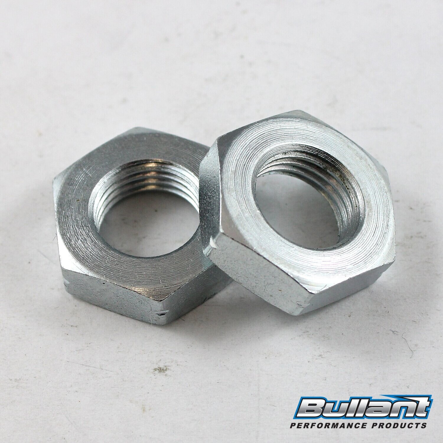 M12 x 1.25 Left Hand Thin Jam Nut - Steel