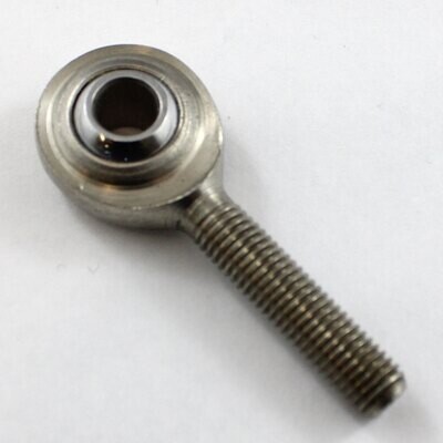 1/4" x 1/4" Left Hand Stainless Steel Teflon Lined Rod End - 2 Pce