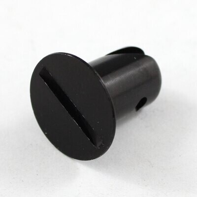 7/16" Black Aluminium Flush Head Quarter Turn Fastener