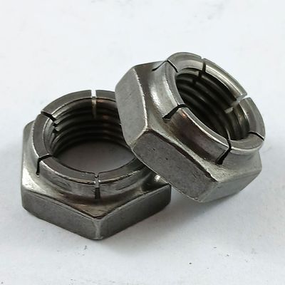1/2" UNF Thin Flexloc Nut - Unplated Steel