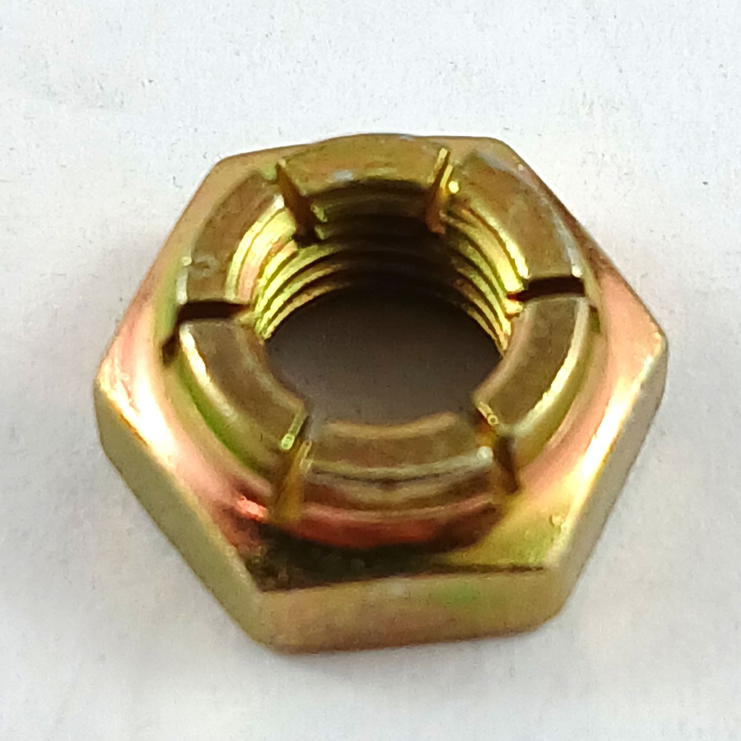 1/4" UNF Thin Flexloc Nut - Steel