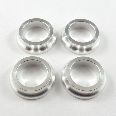 5/8" x 1/4" Tapered Spacers - Aluminium - 4 Pack
