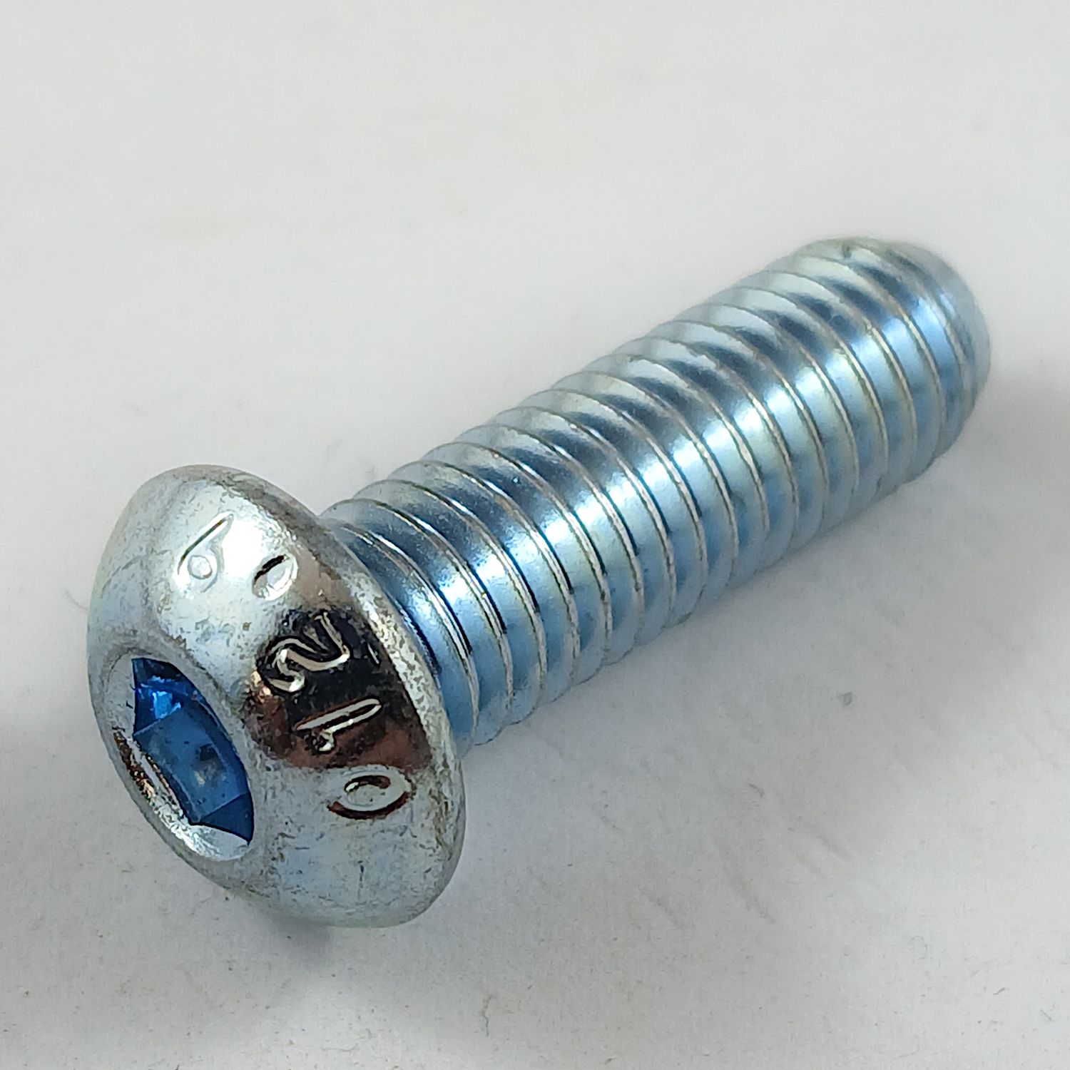 M8-1.25 Button Socket Head Steel Bolt